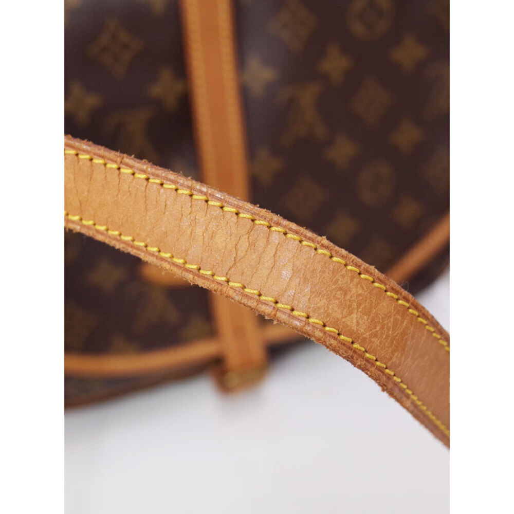 Louis Vuitton Leather Shoulder Brown Saumur Monogram Bag - Picture 6 of 8